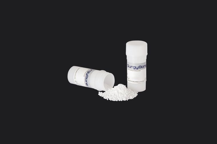 SurgyBone 100% beta-TCP granules and containers